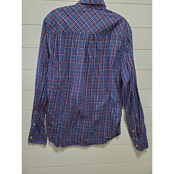 Springfield mens size L long sleeve buttoned up cotton flannel front left pocket - Picture 3 of 3